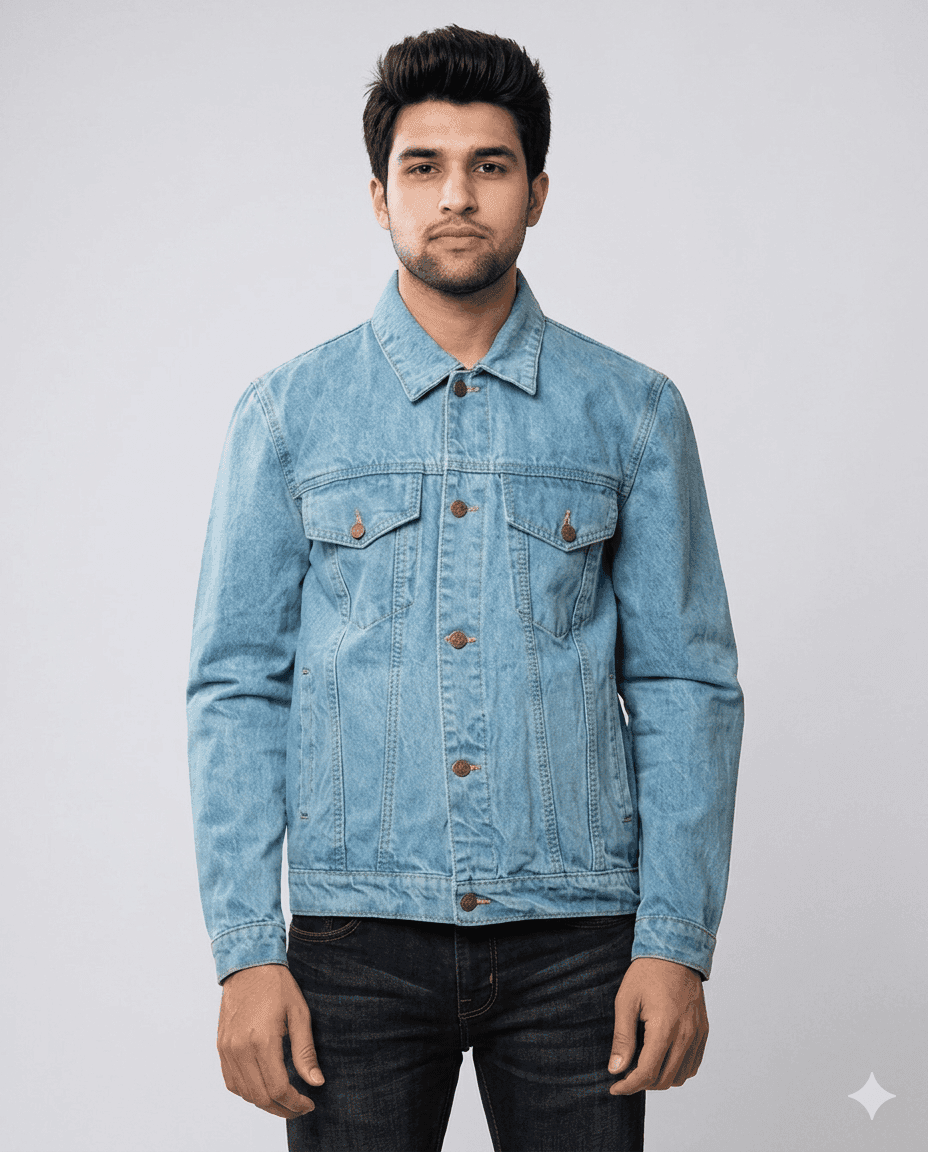 Custom Denim Jacket For Mens