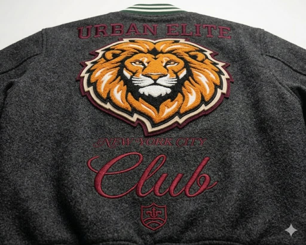Name embroidery on chest