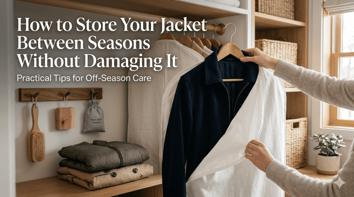 How to Store Your Jacket Between Seasons Without Damaging It